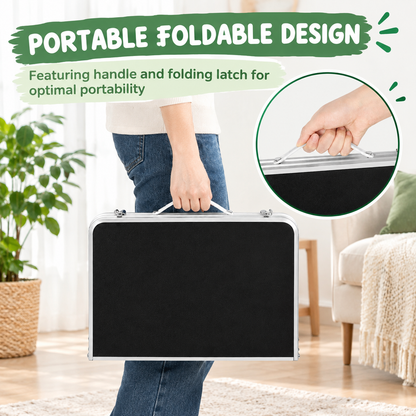 Compact Foldable Floor Table