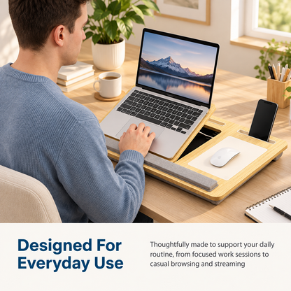 Portable Cushioned Laptop Lap Desk